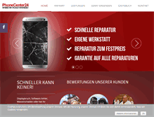 Tablet Screenshot of phonecenter24.de